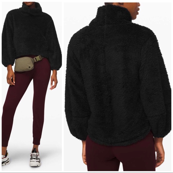 Lululemon NWT Warm Restore Sherpa Pullover M/L